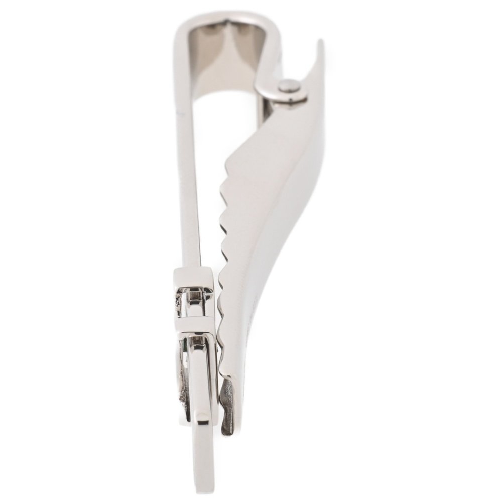 LOUIS VUITTON Tie Clip Pan Scravate LV Initial M61981 Metal Silver S-155919 - Picture 6 of 6